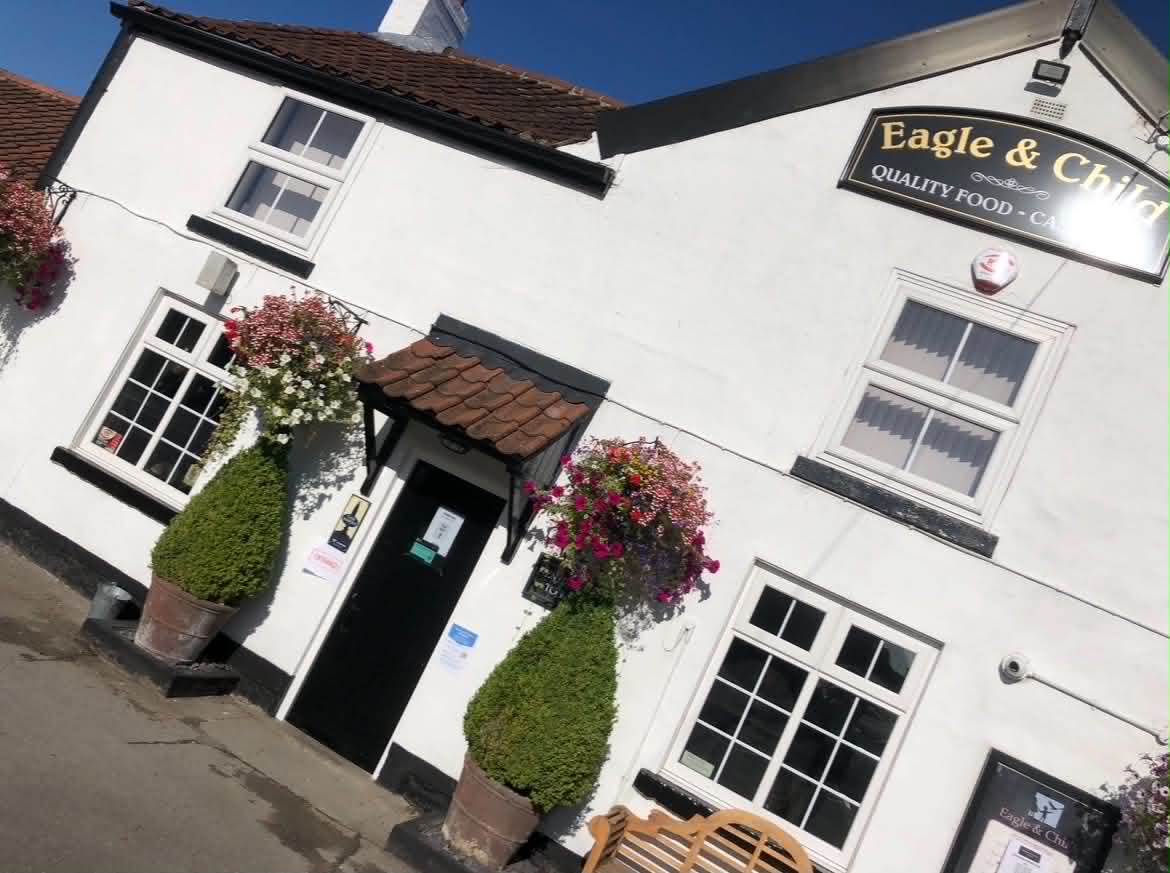 Front Door - The Eagle and Child Pub