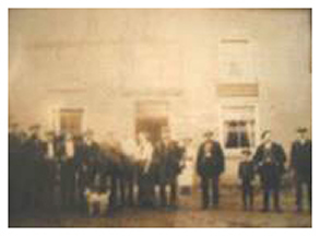 Historic photograph of The Eagle & Child